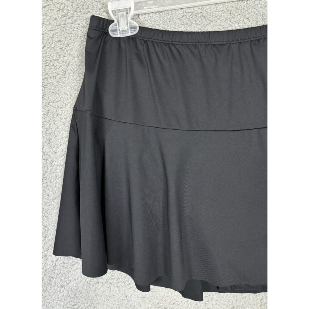 Lauren Ralph Lauren Women's Shaping Fit Swim Skirt Bottom Black 18W New With Tag - Picture 2 of 8